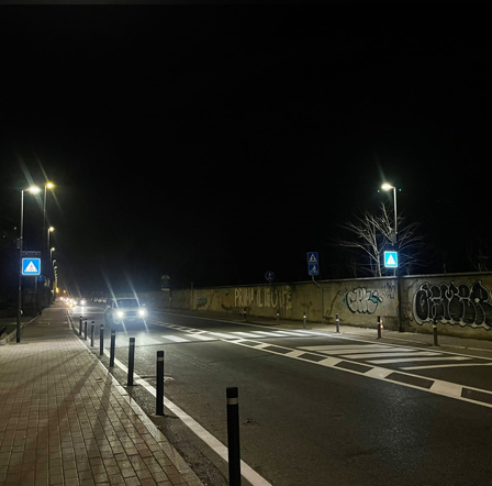 NT Segnaletica srl per la segnaletica luminosa offre sistemi innovativi di illuminazione degli attraversamenti pedonali, sistemi lampeggianti che preavvisano le auto in transito